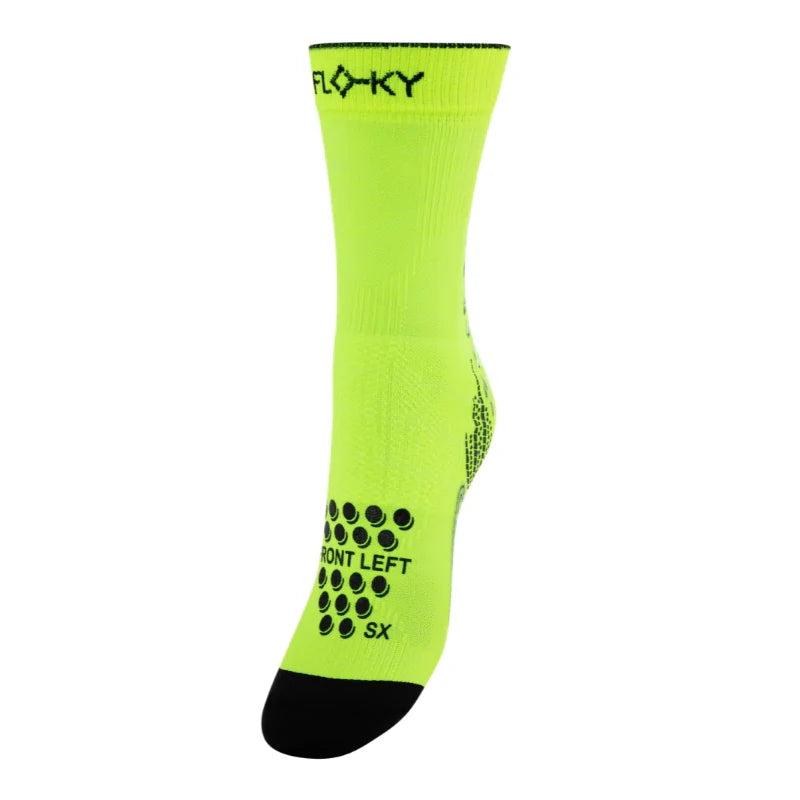 Meias Floky S-mash Amarelo Fluorescente 2025