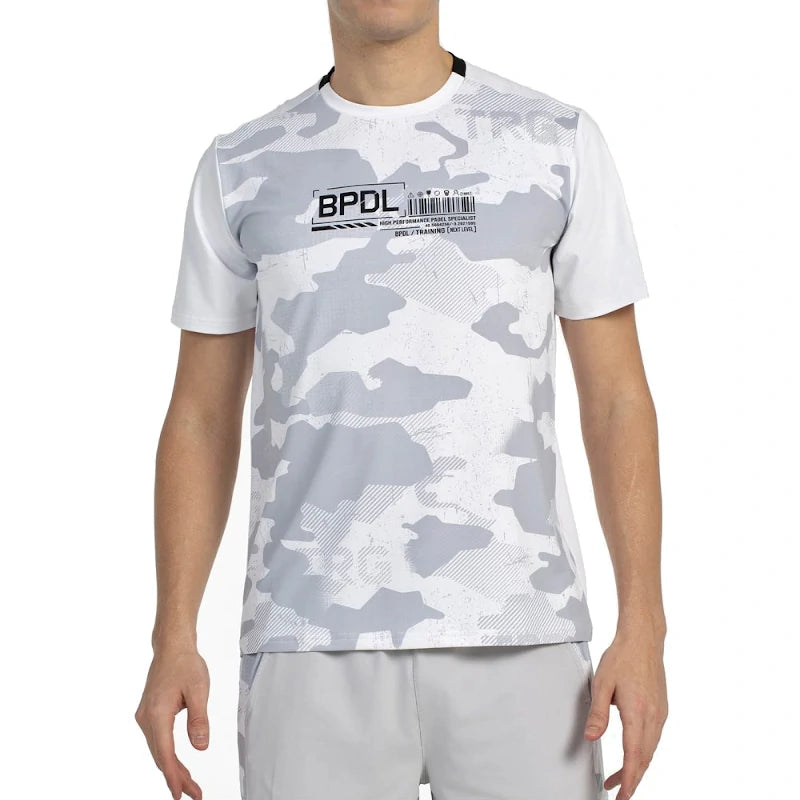 T-shirt branca Bullpadel Esgos