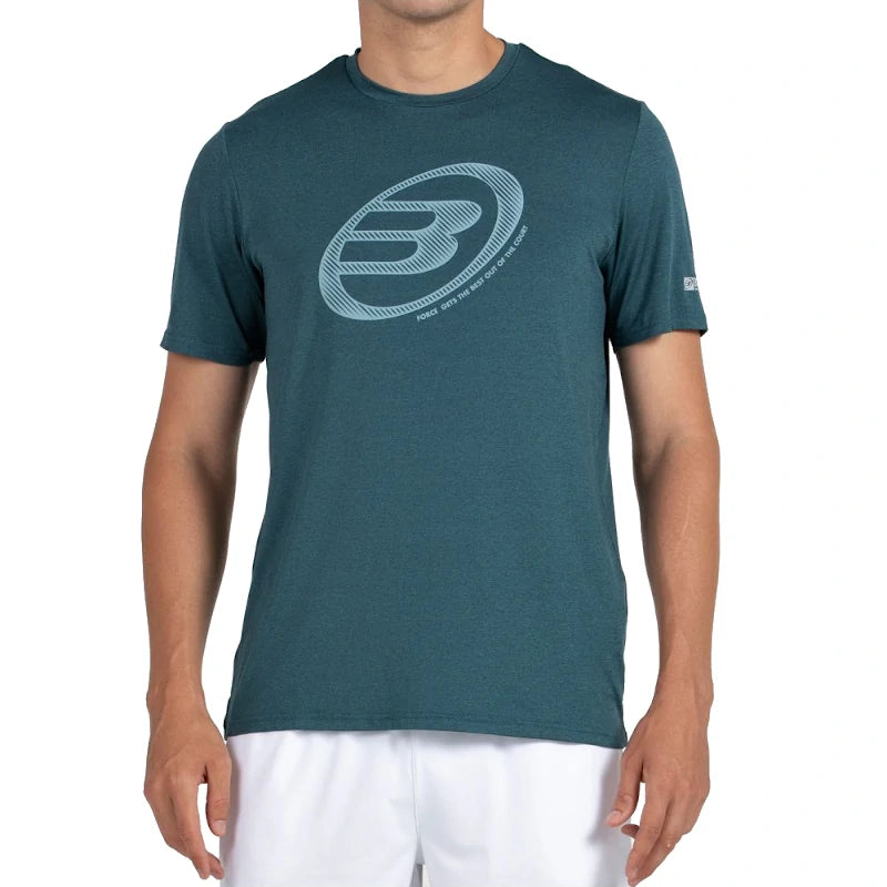 T-Shirt Bullpadel Lande Verde Escuro Vigore 2025
