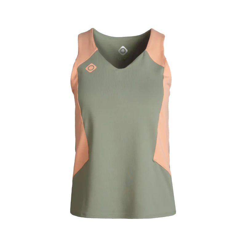 T-shirt desportiva cáqui claro Izas Texas