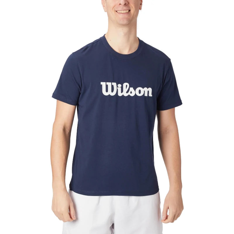 T-shirt gráfica Wilson Team azul marinho