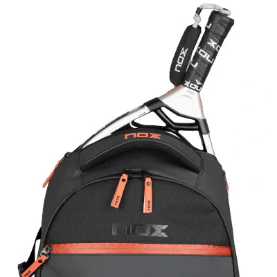 Mochila Nox Luxury Open Series Preto/Vermelho