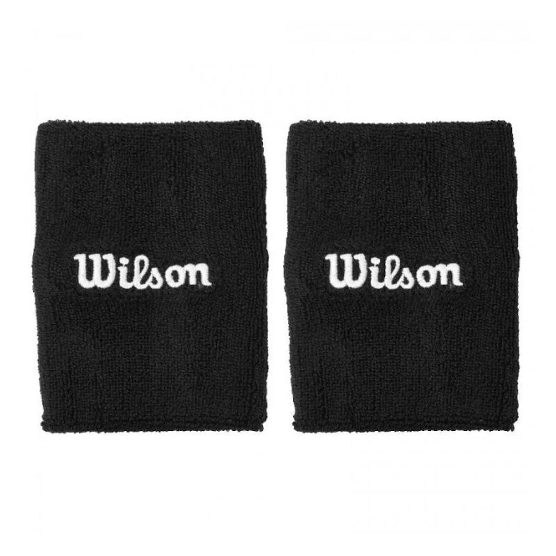 Pulseiras Wilson Wide Terry Pretas