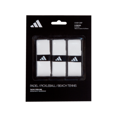 Pack de 3 Overgrips Adidas Brancos