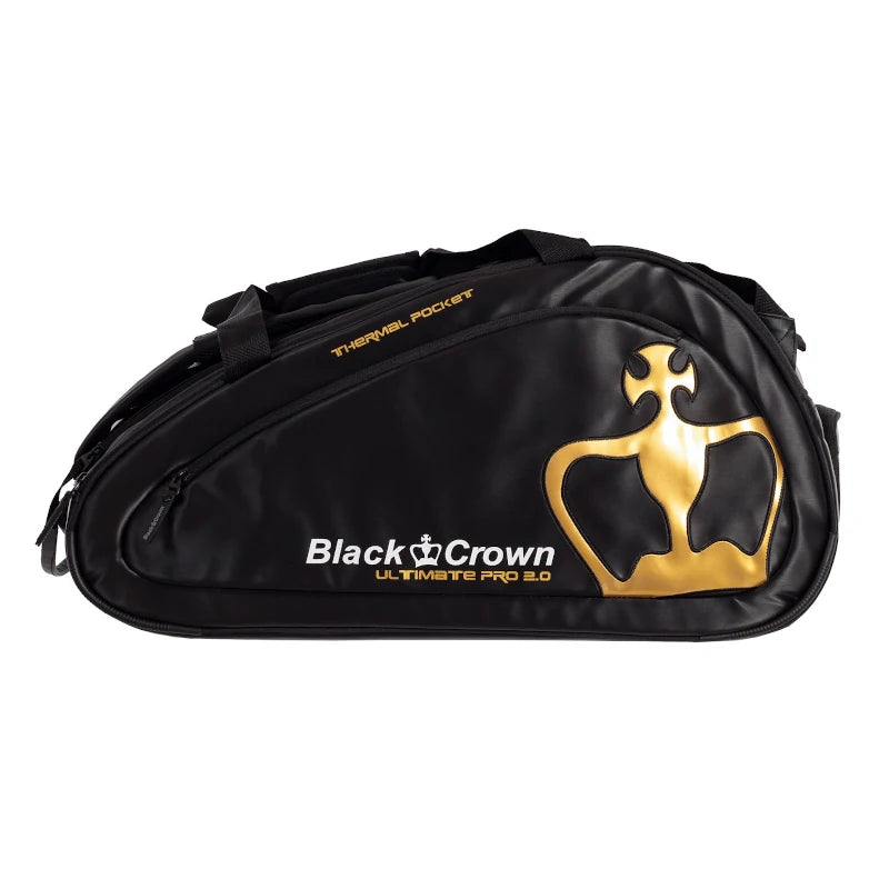 Bolsa para Padel Black Crown Ultimate Pro 2.0 Preta/Dourada 2025