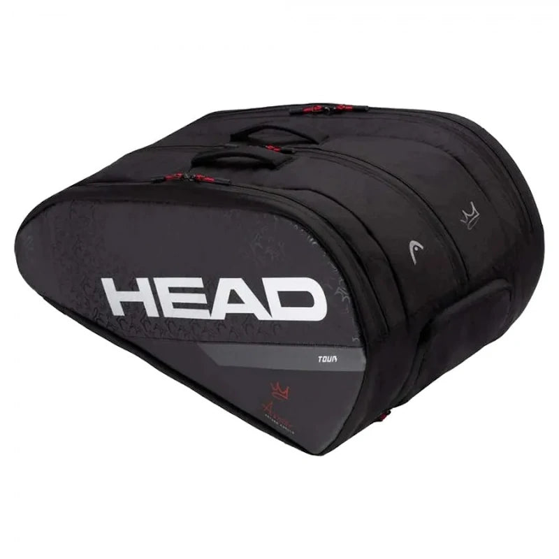 Bolsa para raquete de padel Head Coello Tour, tamanho L, preta, modelo 2025.