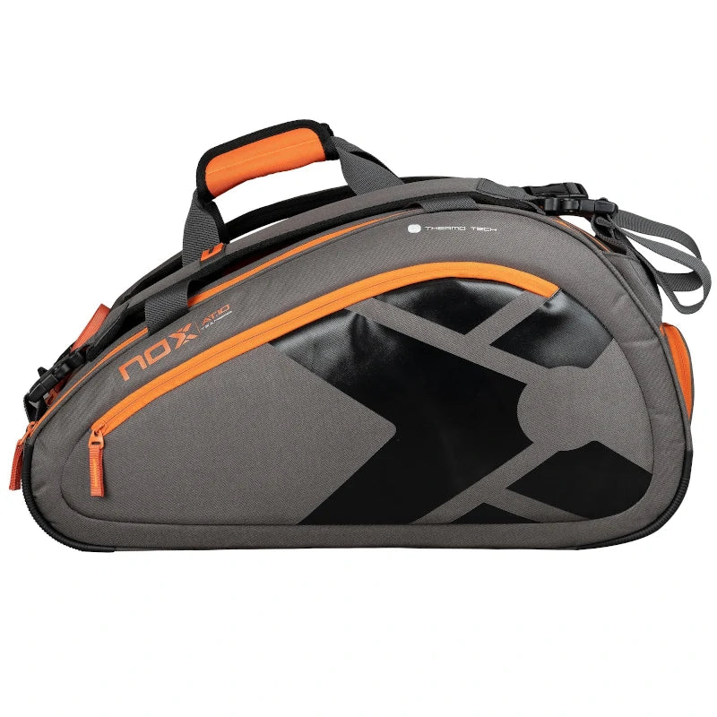 Bolsa de Padel Nox AT10 Team Cinzento/Laranja