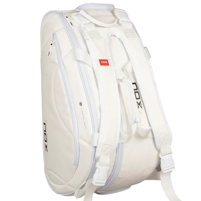 Bolsa de padel branca Nox Pro Series