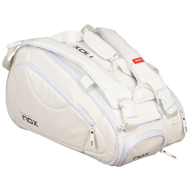 Bolsa de padel branca Nox Pro Series