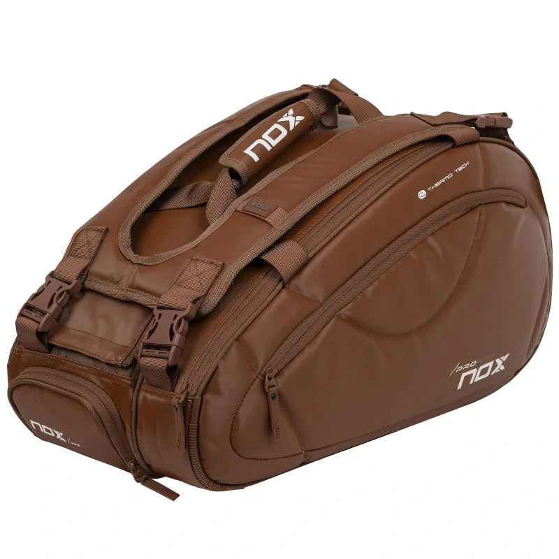 Bolsa de padel Nox Pro Series castanho camel