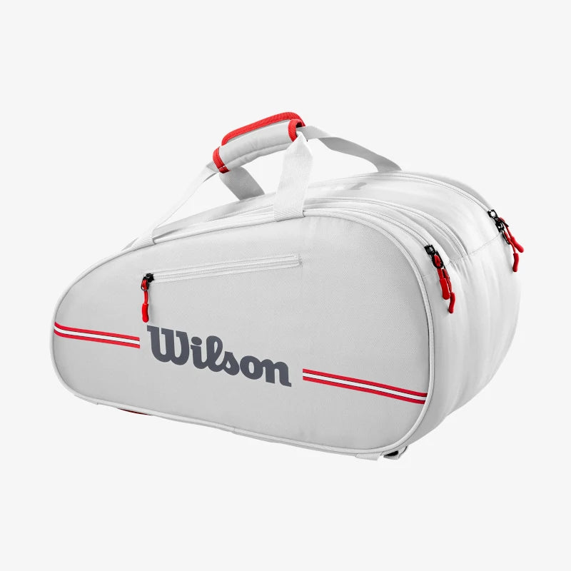 Bolsa de Padel Wilson Team Off White 2025