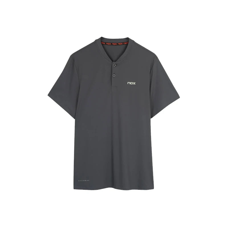 Polo Nox Pro cinza carvão para homem