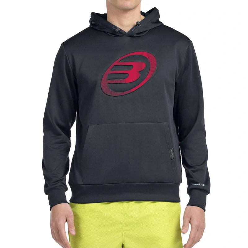 Sweatshirt preta Bullpadel Gomese 2025