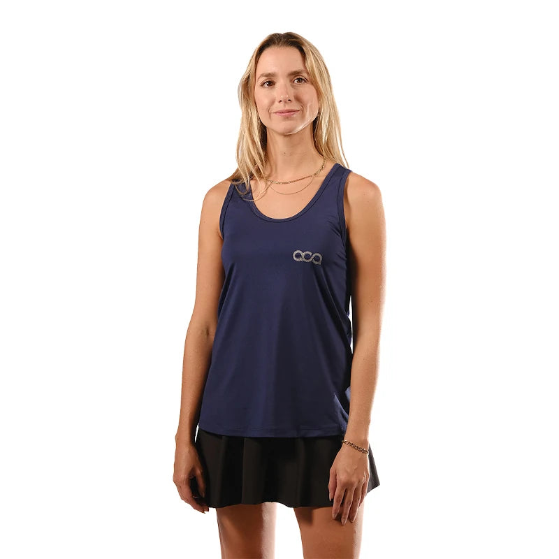 T-shirt de competição Aca Padel Top, azul escuro