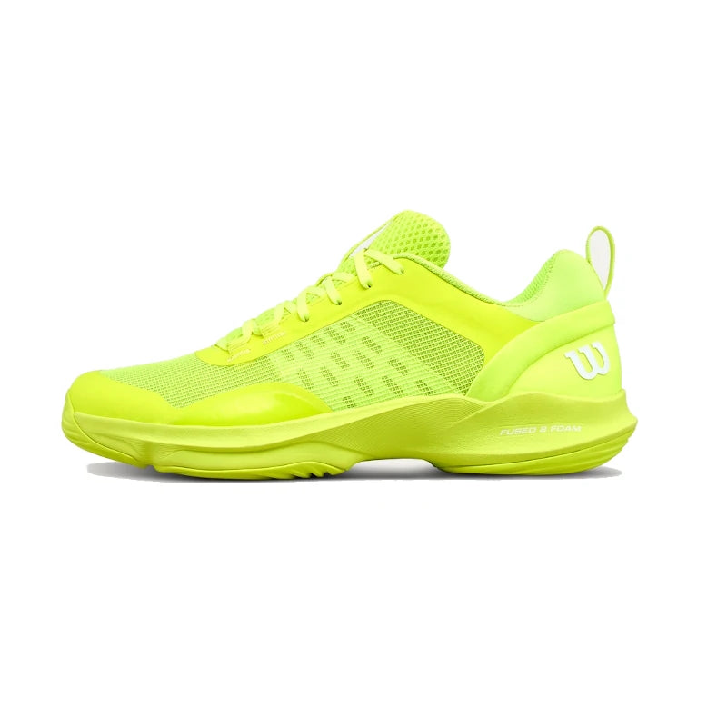 Sapatilhas Wilson Hurakn Pro V2 2025 Amarelo Segurança/Branco/Amarelo Segurança