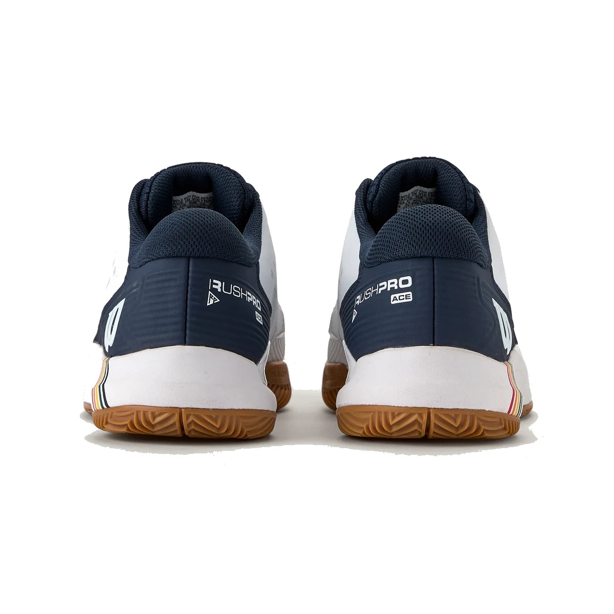 Ténis Wilson Rush Pro Ace Clay RG Branco/Azul Marinho/Goma 1a 2025