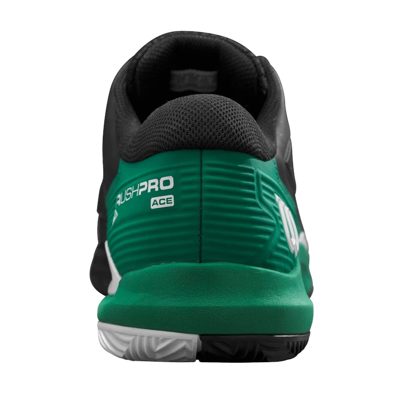 Ténis Rush Pro Ace Clay Preto/Verde 2025