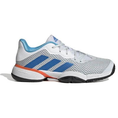 Ténis Adidas Barricade K Azul/Laranja/Branco