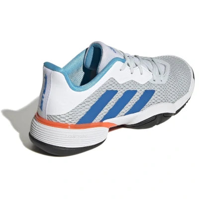 Ténis Adidas Barricade K Azul/Laranja/Branco