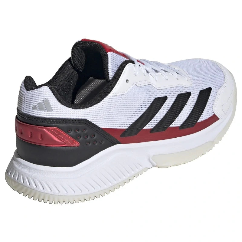 Sapatilhas Adidas Courtquick Padel M Branco/Preto/Vermelho