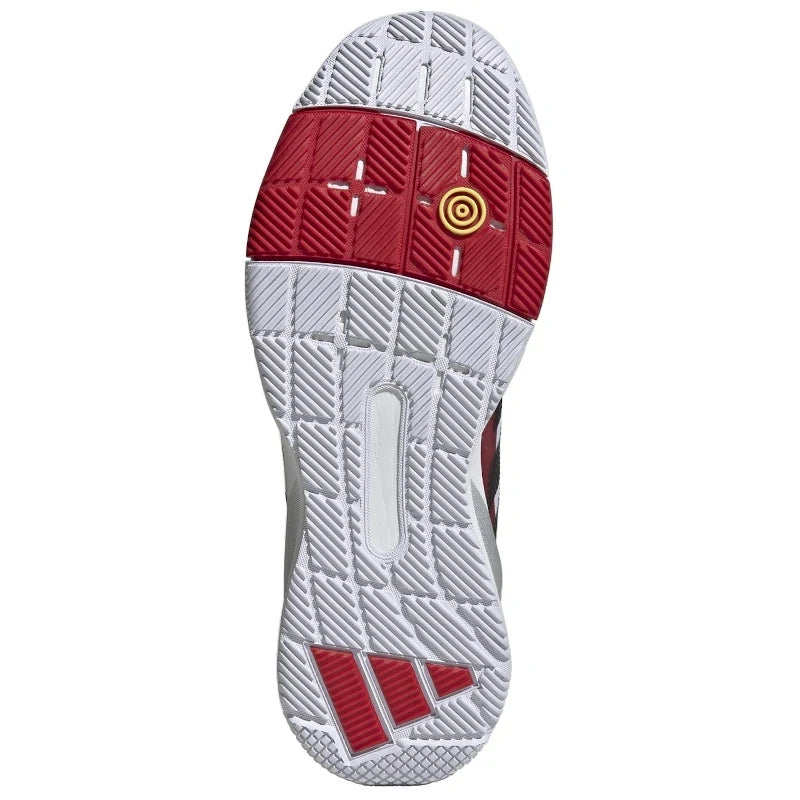 Adidas Crazyquick Ls Padel M Ftwr Branco/Preto/Vermelho Lúcido