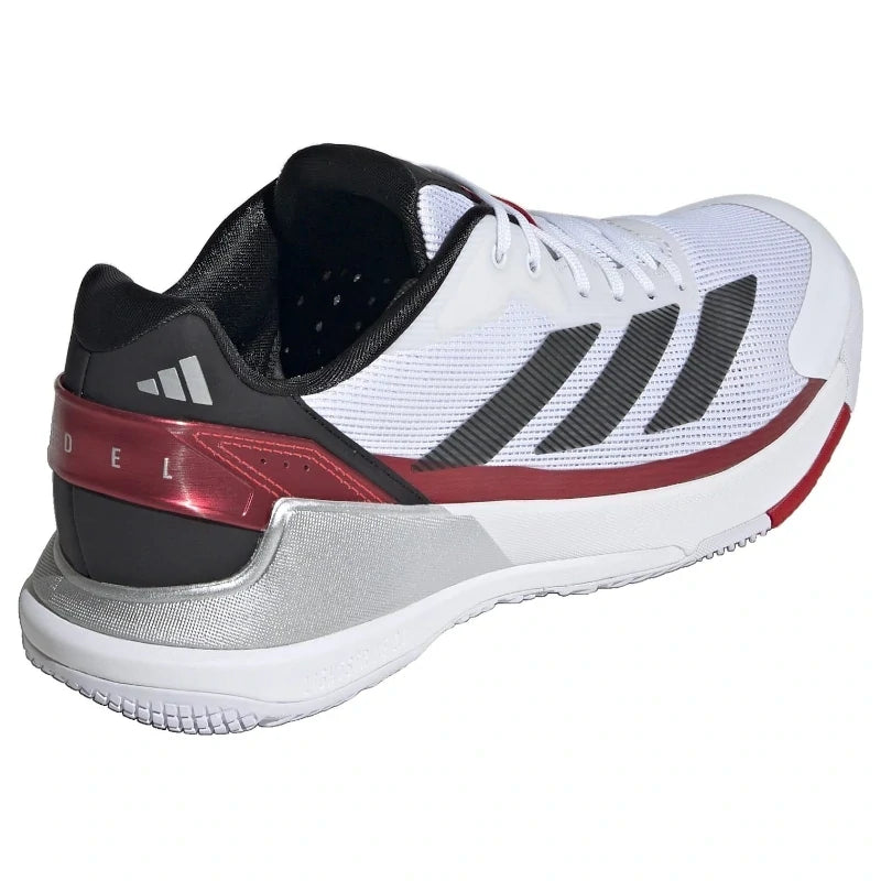 Adidas Crazyquick Ls Padel M Ftwr Branco/Preto/Vermelho Lúcido