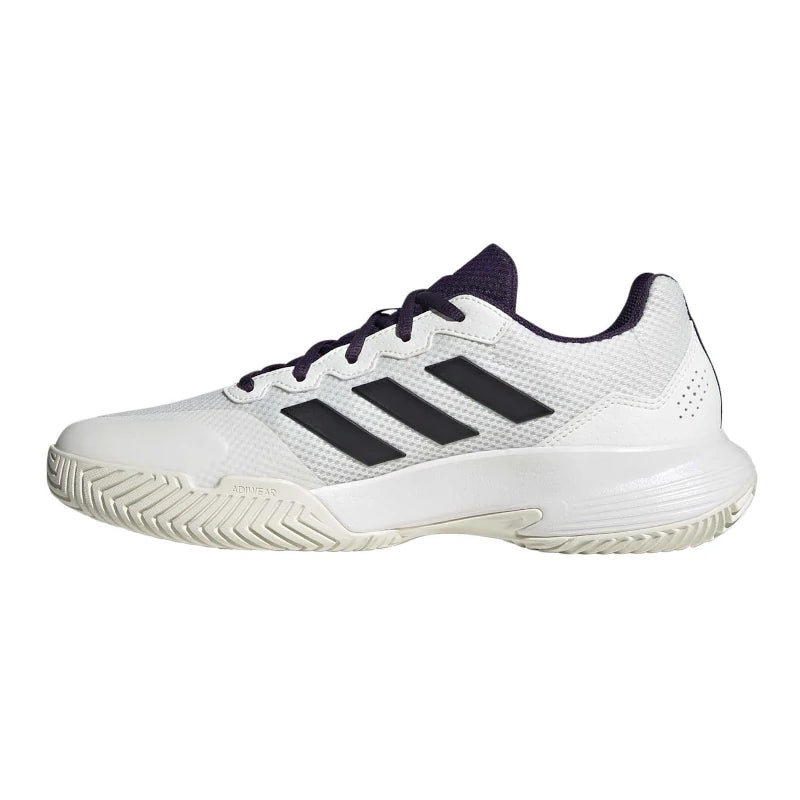 Ténis Adidas Gamecourt 2M Branco/Preto/Roxo