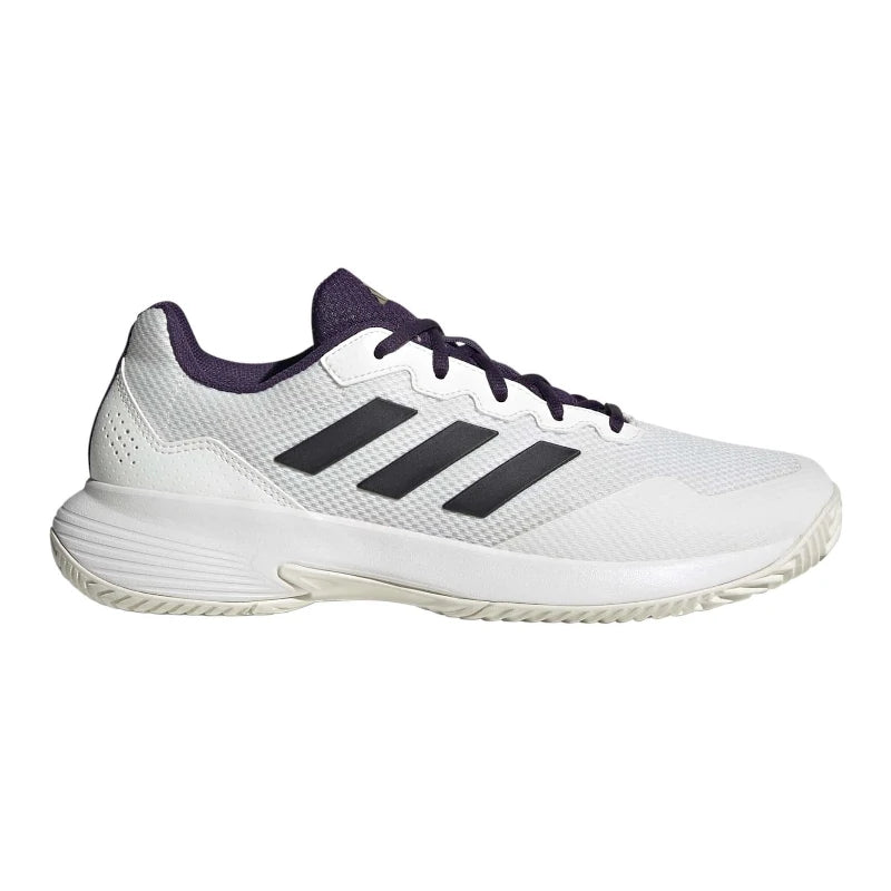 Ténis Adidas Gamecourt 2M Branco/Preto/Roxo