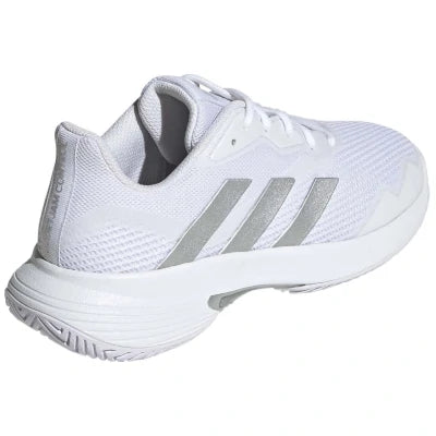 Ténis Adidas Courtjam Control W Branco/Prata 2024
