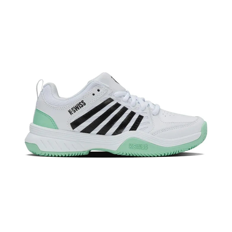 Ténis K-Swiss Court Express 2 Clay Mulher Branco/Menta