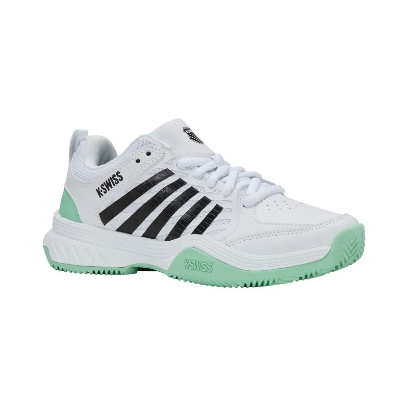 Ténis K-Swiss Court Express 2 Clay Mulher Branco/Menta