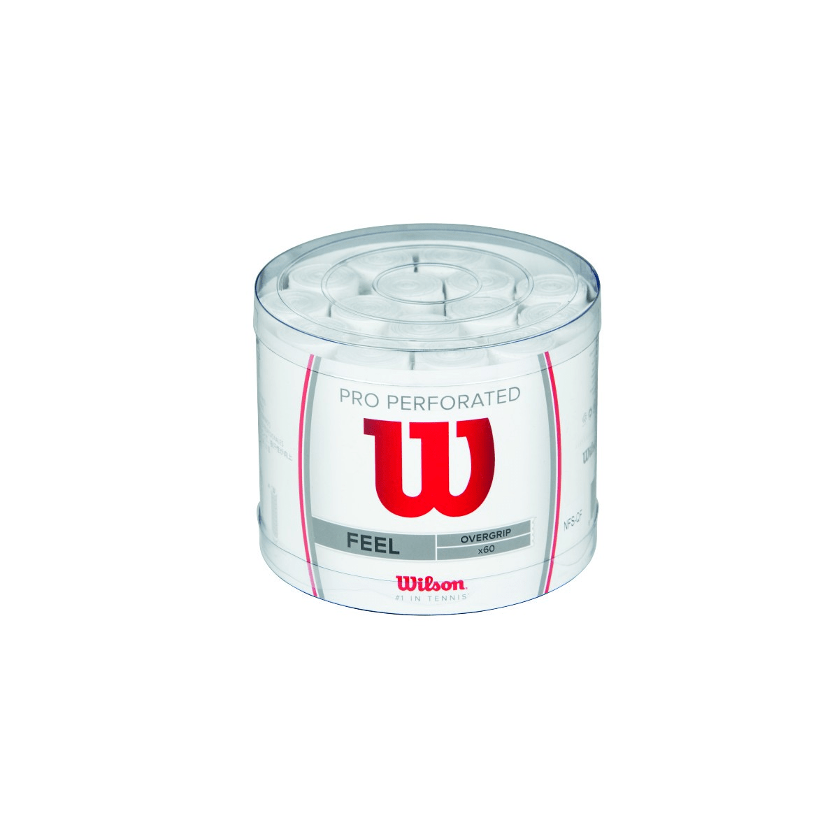 Overgrips perfurados Wilson, pacote de 60 unidades