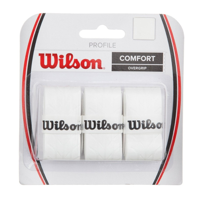Pack de 3 Overgrips Wilson Profile Comfort Brancos